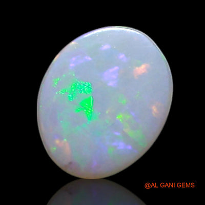 Natural Fire Opal Gemstone 0.60 Cts Loose Oval Cabochon From Australia 6x5x3 mm AG-388