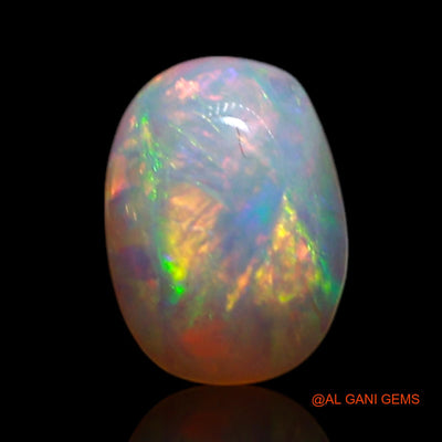 0.30 Cts Natural Australian Fire Opal Loose Gemstone Oval Cabochon 6x4x2 mm AG-389