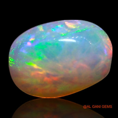 0.30 Cts Natural Australian Fire Opal Loose Gemstone Oval Cabochon 6x4x2 mm AG-389
