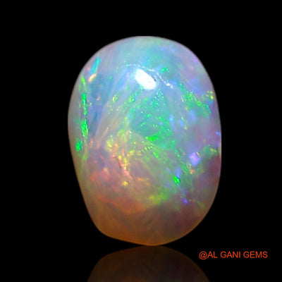 0.30 Cts Natural Australian Fire Opal Loose Gemstone Oval Cabochon 6x4x2 mm AG-389