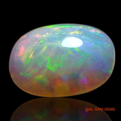 0.30 Cts Natural Australian Fire Opal Loose Gemstone Oval Cabochon 6x4x2 mm AG-389