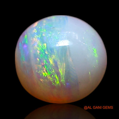 0.60 Cts Unheated Australian Fire Opal Loose Gemstone Oval Cabochon Natural 6x5x2 mm AG-390
