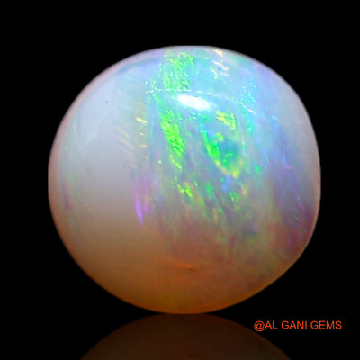 0.60 Cts Unheated Australian Fire Opal Loose Gemstone Oval Cabochon Natural 6x5x2 mm AG-390