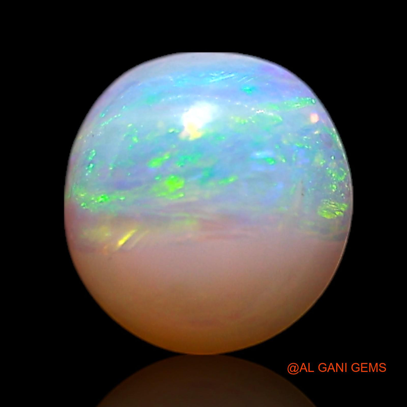 0.60 Cts Unheated Australian Fire Opal Loose Gemstone Oval Cabochon Natural 6x5x2 mm AG-390