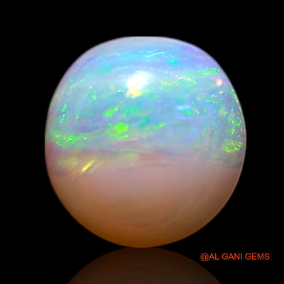 0.60 Cts Unheated Australian Fire Opal Loose Gemstone Oval Cabochon Natural 6x5x2 mm AG-390