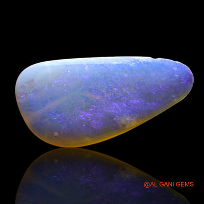 1.00 Cts Natural Australian Fire Opal Loose Gemstone Fancy Cabochon 14x7x1 mm AG-391
