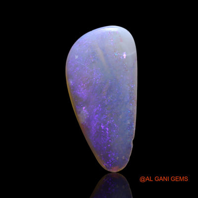 1.00 Cts Natural Australian Fire Opal Loose Gemstone Fancy Cabochon 14x7x1 mm AG-391
