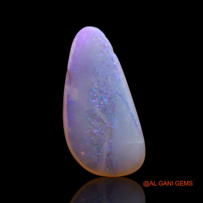 1.00 Cts Natural Australian Fire Opal Loose Gemstone Fancy Cabochon 14x7x1 mm AG-391