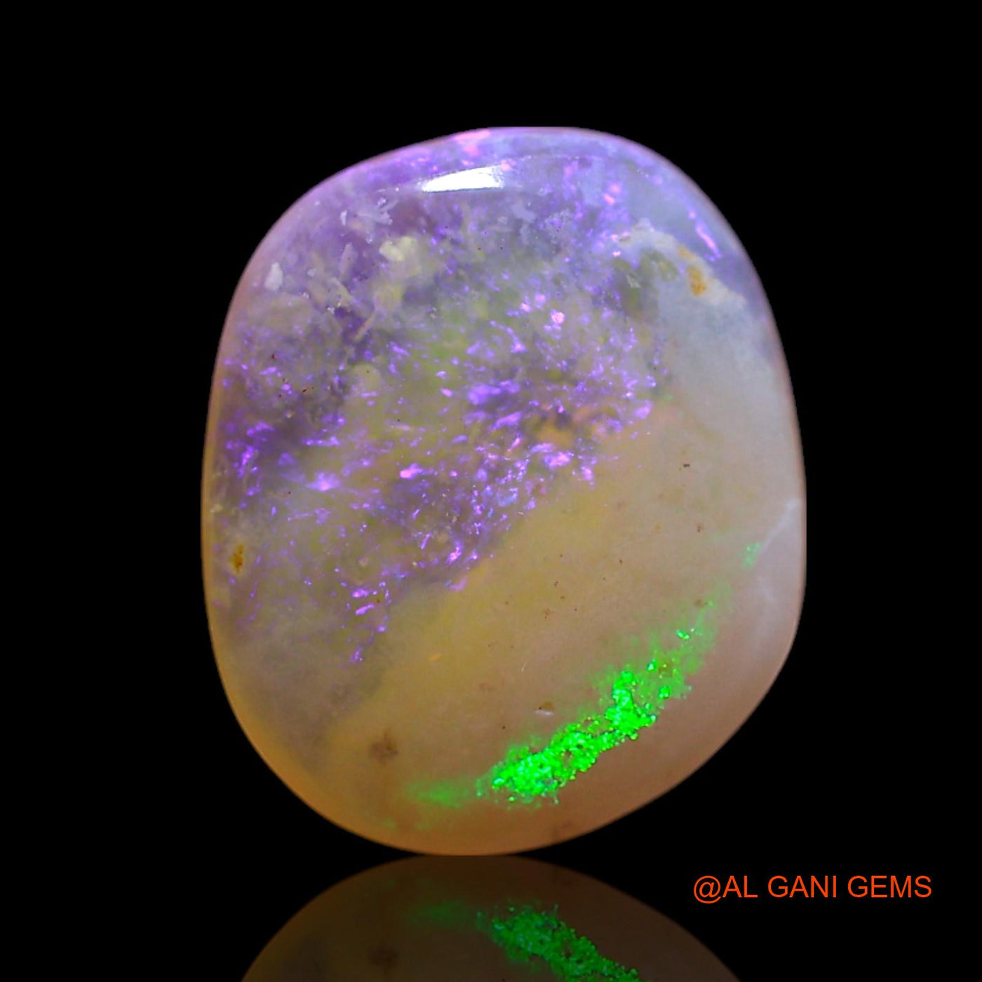 2.00 Cts Natural Australian Fire Opal Loose Gemstone Oval Cabochon 11x9x3 mm AG-392