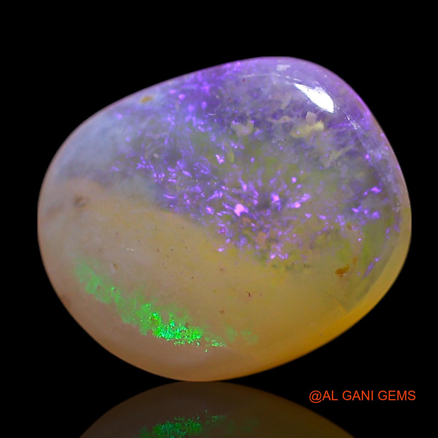 2.00 Cts Natural Australian Fire Opal Loose Gemstone Oval Cabochon 11x9x3 mm AG-392