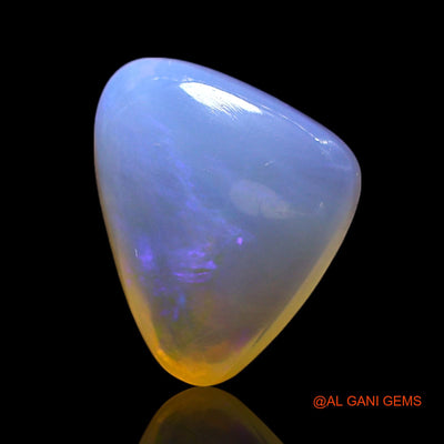 2.00 Cts Natural Australian Fire Opal Trillion Cabochon Loose Gemstone For Jewelry 11x9x4 mm AG-393