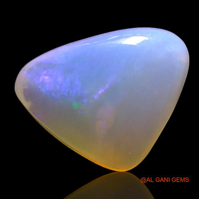 2.00 Cts Natural Australian Fire Opal Trillion Cabochon Loose Gemstone For Jewelry 11x9x4 mm AG-393