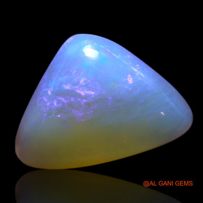 2.00 Cts Unheated Australian Fire Opal Loose Gemstone Trillion Cabochon Natural 12x8x4 mm AG-394