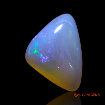 2.00 Cts Unheated Australian Fire Opal Loose Gemstone Trillion Cabochon Natural 12x8x4 mm AG-394