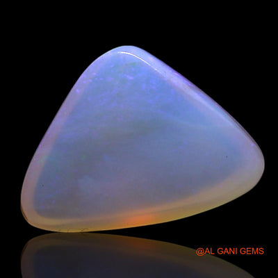2.00 Cts Unheated Australian Fire Opal Loose Gemstone Trillion Cabochon Natural 12x8x4 mm AG-394