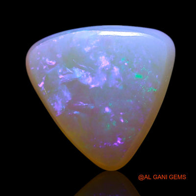 2.00 Cts Natural Australian Fire Opal Loose Gemstone Trillion Cabochon 10x10x3 mm AG-397