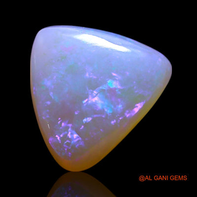 2.00 Cts Natural Australian Fire Opal Loose Gemstone Trillion Cabochon 10x10x3 mm AG-397