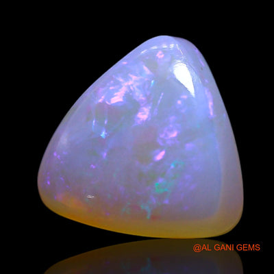 2.00 Cts Natural Australian Fire Opal Loose Gemstone Trillion Cabochon 10x10x3 mm AG-397