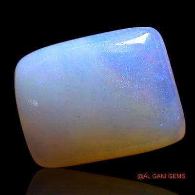 2.00 Cts Natural Australian Fire Opal Loose Gemstone Square Cabochon 10x8x3 mm AG-398