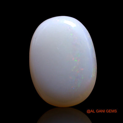 Natural Fire Opal Gemstone 1.80 Cts Loose Oval Cabochon From Australia 11x8x3 mm AG-39
