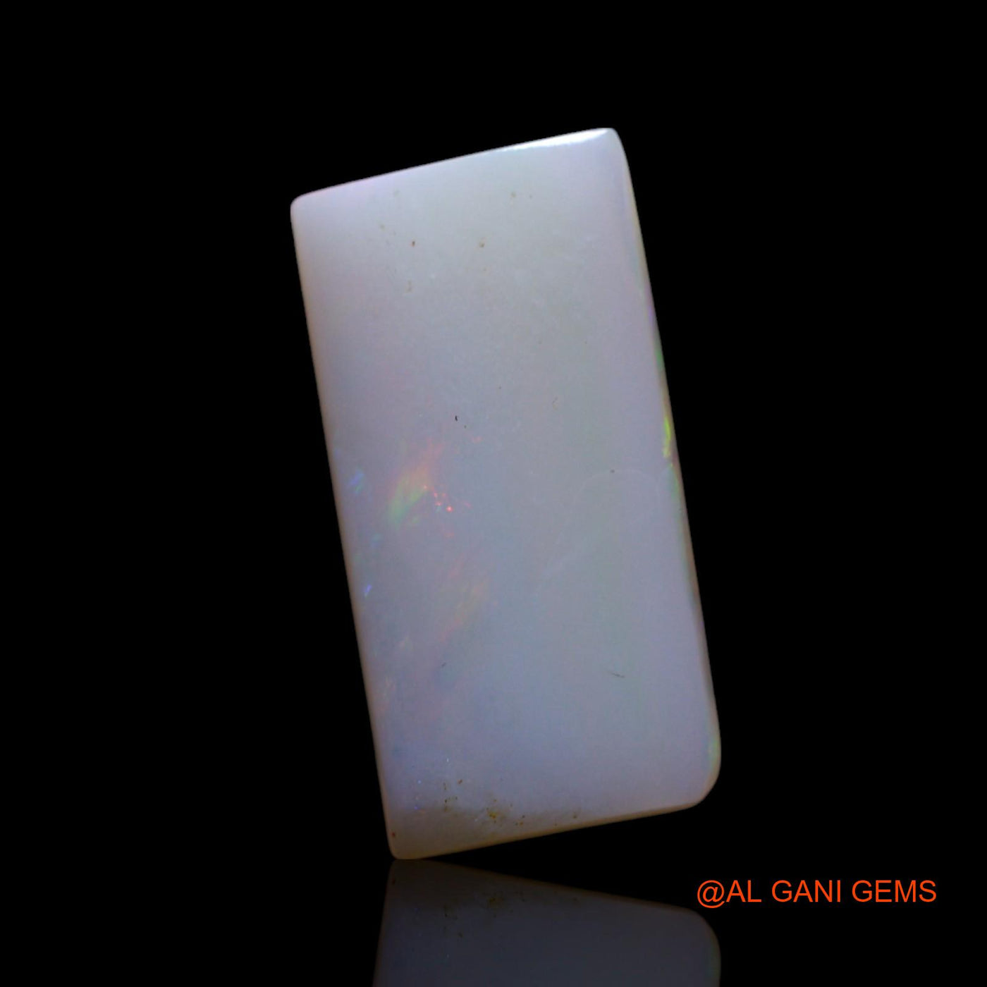 2.00 Cts Natural Australian Fire Opal Loose Gemstone Square Cabochon 13x7x2 mm AG-3