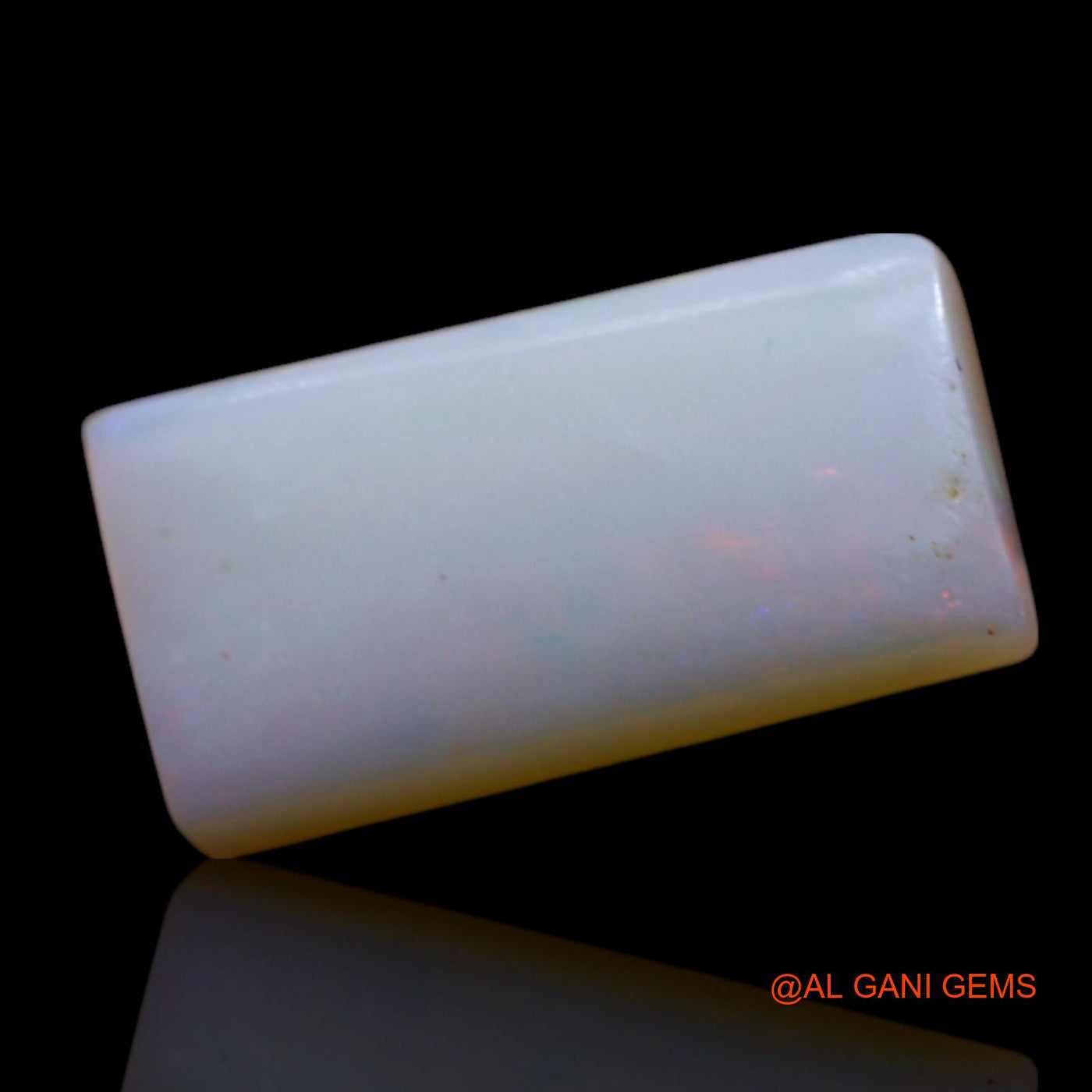 2.00 Cts Natural Australian Fire Opal Loose Gemstone Square Cabochon 13x7x2 mm AG-3