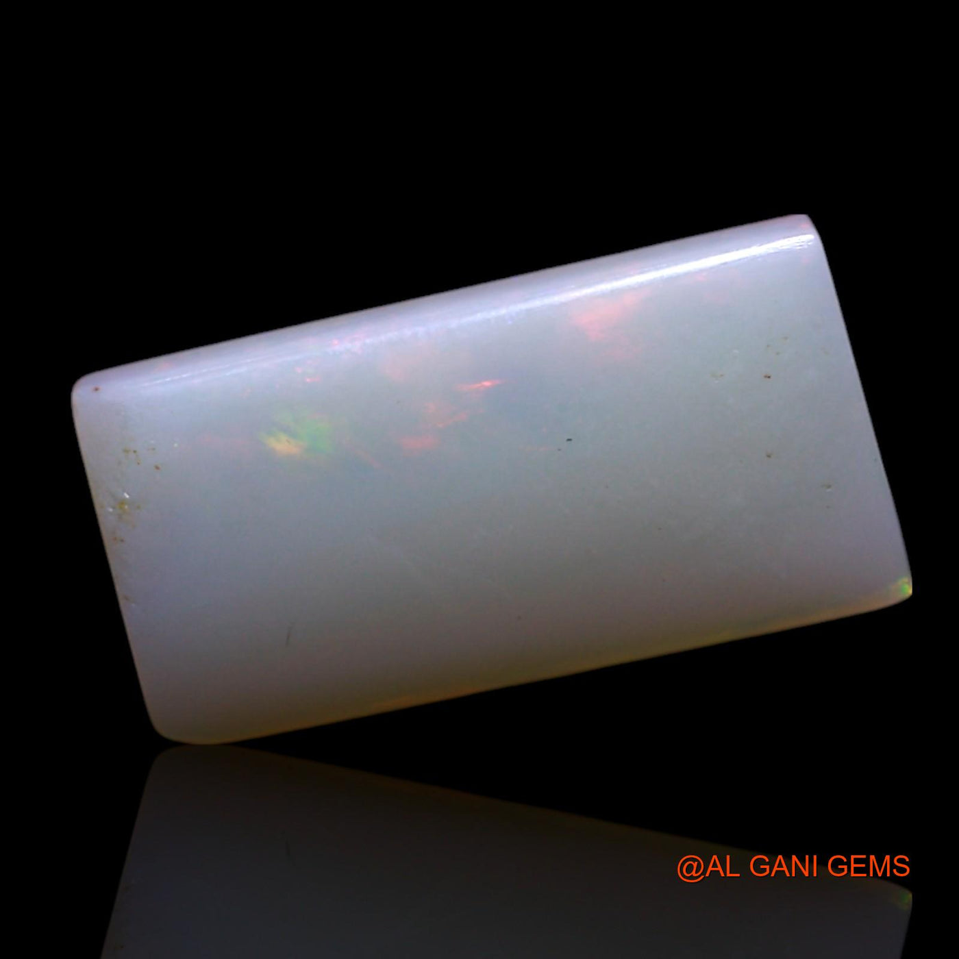2.00 Cts Natural Australian Fire Opal Loose Gemstone Square Cabochon 13x7x2 mm AG-3