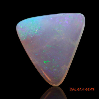 1.00 Cts Unheated Australian Fire Opal Loose Gemstone Trillion Cabochon Natural 10x9x2 mm AG-400
