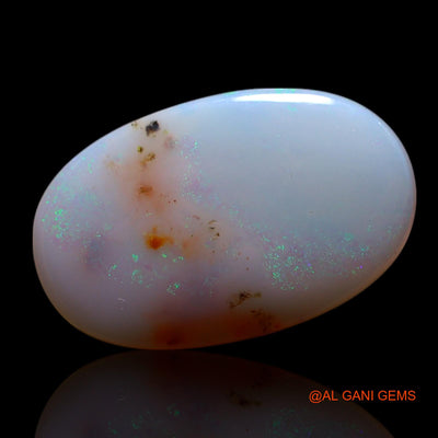 5.00 Cts Natural Australian Fire Opal Loose Gemstone Oval Cabochon 18x11x3 mm AG-401