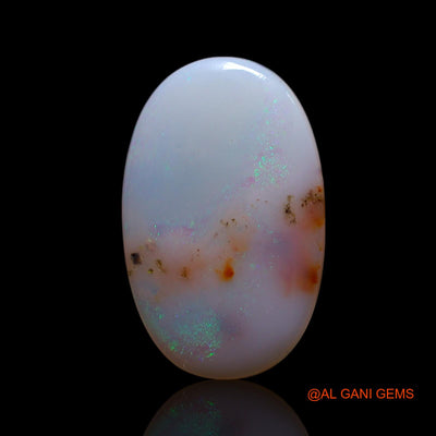 5.00 Cts Natural Australian Fire Opal Loose Gemstone Oval Cabochon 18x11x3 mm AG-401