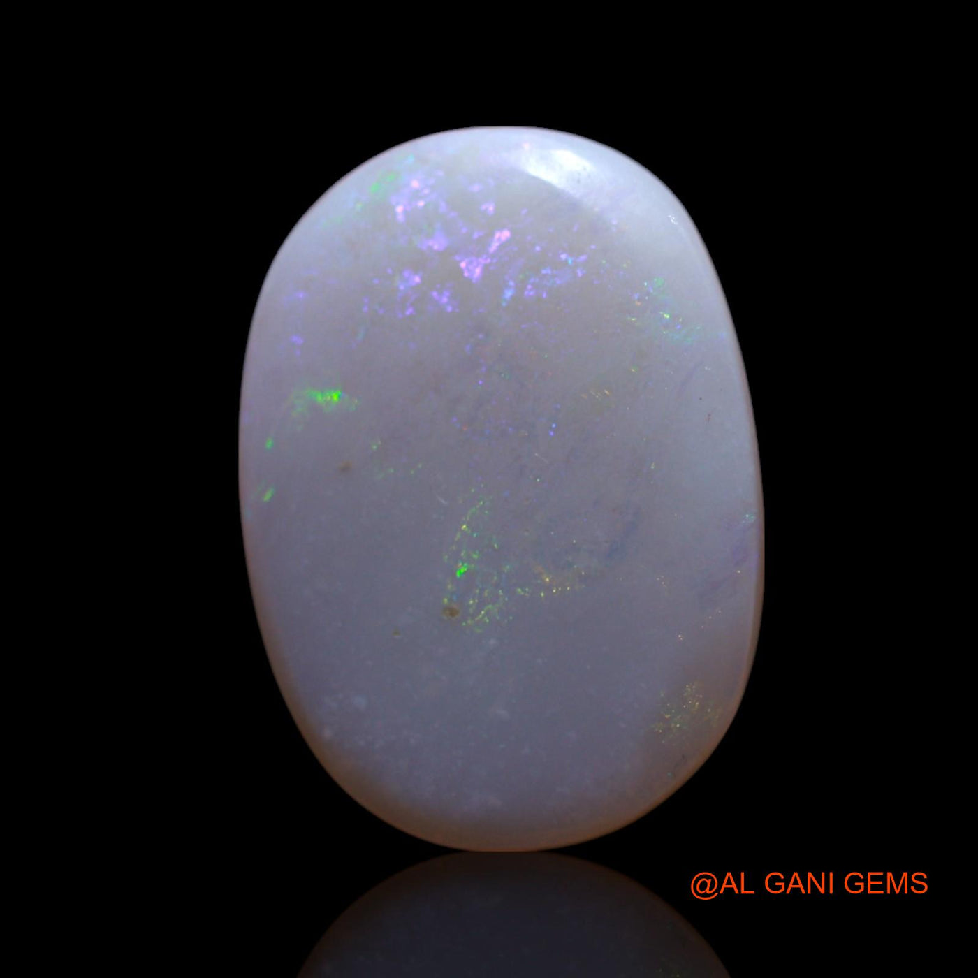 Natural Fire Opal Gemstone 5.00 Cts Loose Oval Cabochon From Australia 17x13x3 mm AG-402