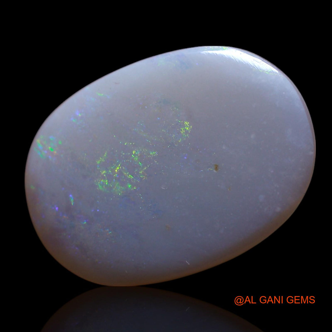 Natural Fire Opal Gemstone 5.00 Cts Loose Oval Cabochon From Australia 17x13x3 mm AG-402