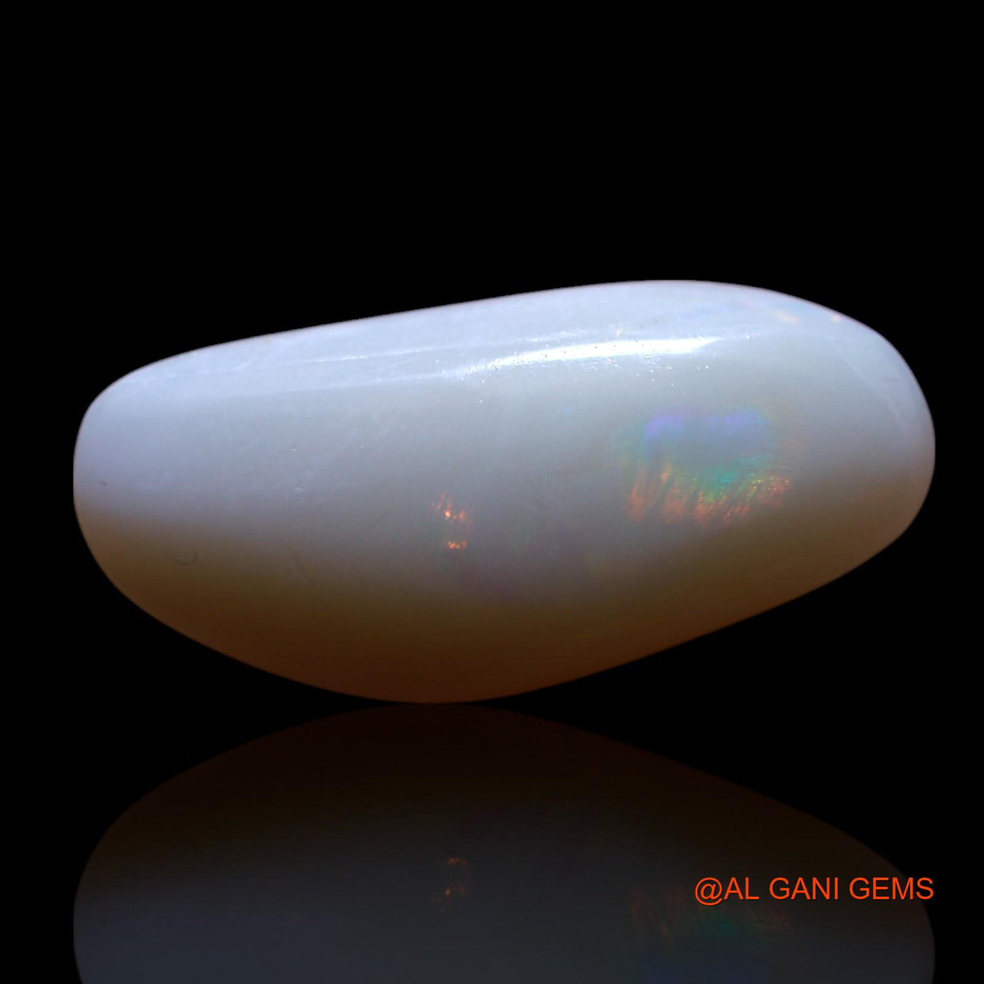 Natural Fire Opal Gemstone 3.00 Cts Loose Fancy Cabochon From Australia 19x9x3 mm AG-403