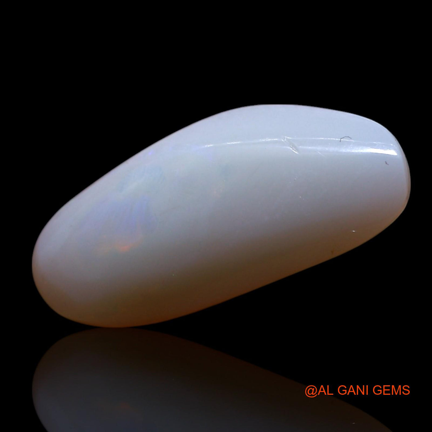 Natural Fire Opal Gemstone 3.00 Cts Loose Fancy Cabochon From Australia 19x9x3 mm AG-403