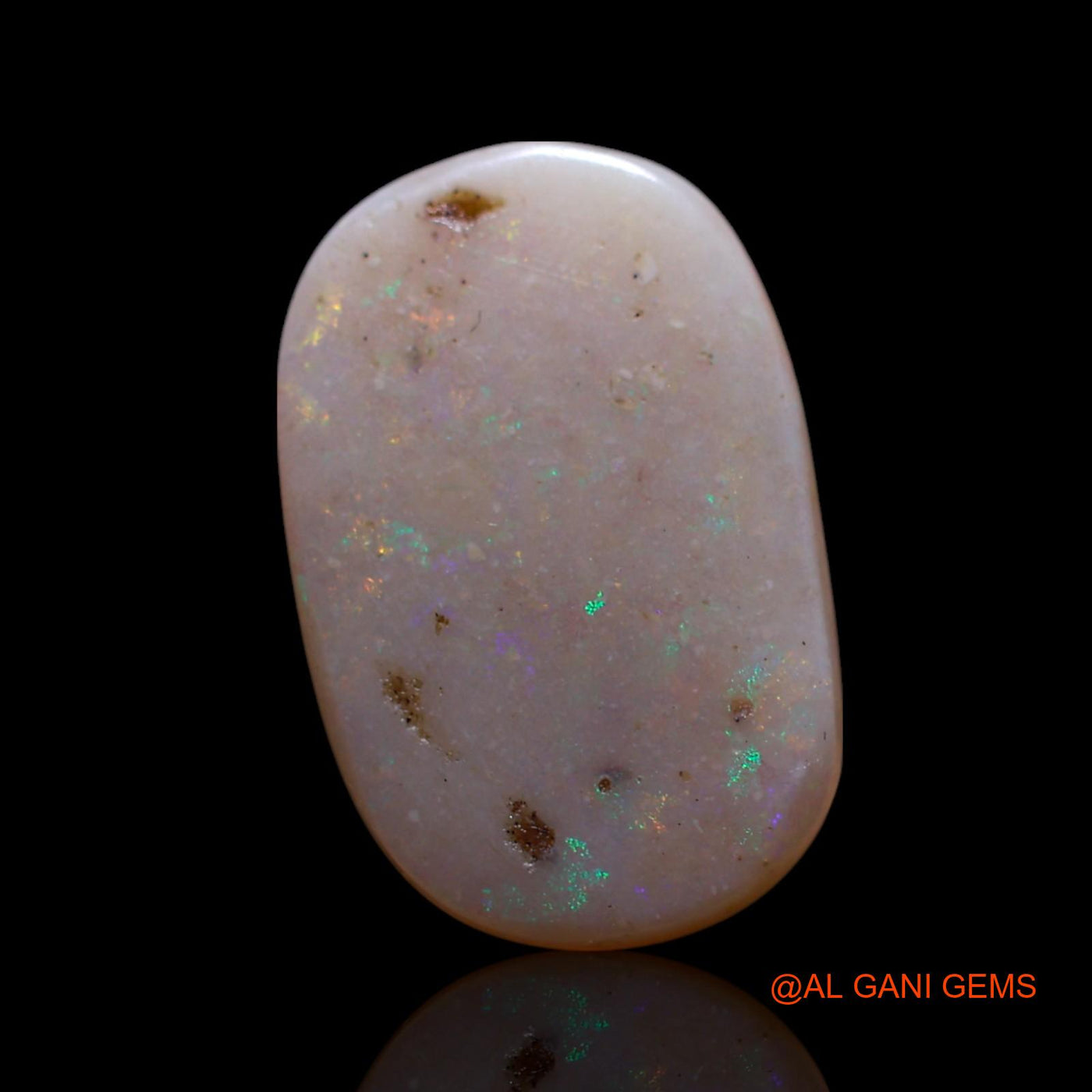 4.00 Cts Natural Australian Fire Opal Loose Gemstone Oval Cabochon 17x11x3 mm AG-405