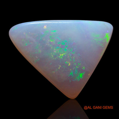 Natural Fire Opal Gemstone 3.00 Cts Loose Trillion Cabochon From Australia 13x11x3 mm AG-406