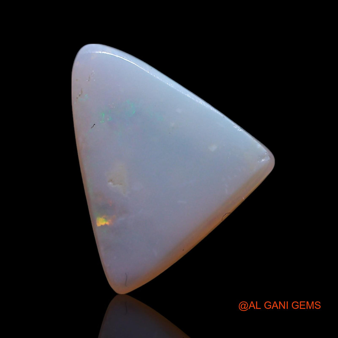 Natural Fire Opal Gemstone 3.00 Cts Loose Trillion Cabochon From Australia 13x11x3 mm AG-406