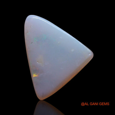 Natural Fire Opal Gemstone 3.00 Cts Loose Trillion Cabochon From Australia 13x11x3 mm AG-406