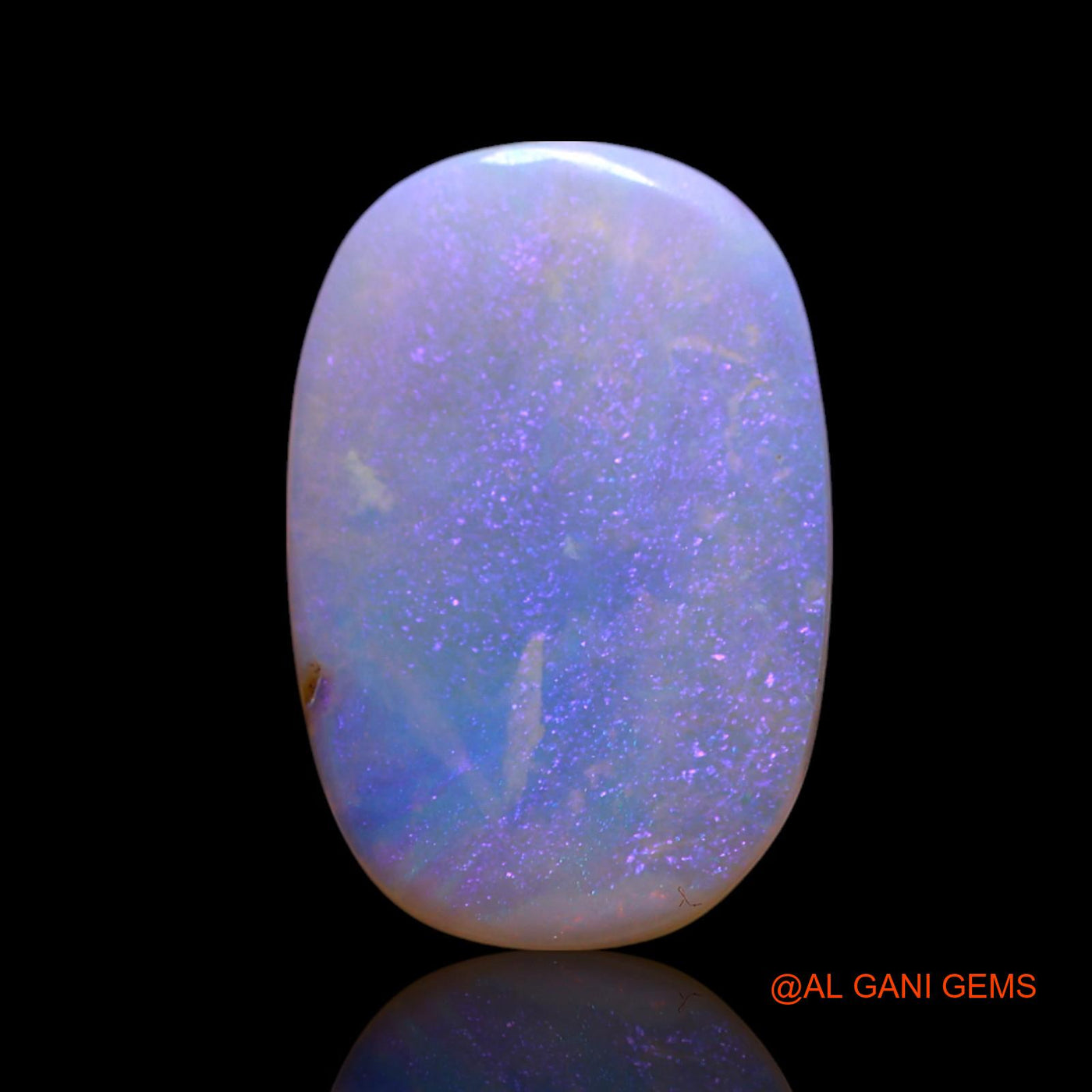 3.00 Cts Unheated Australian Fire Opal Loose Gemstone Oval Cabochon Natural 17x11x2 mm AG-407
