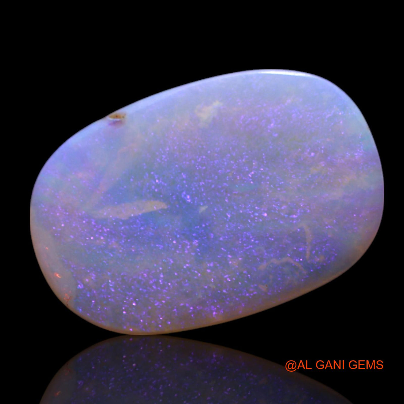3.00 Cts Unheated Australian Fire Opal Loose Gemstone Oval Cabochon Natural 17x11x2 mm AG-407