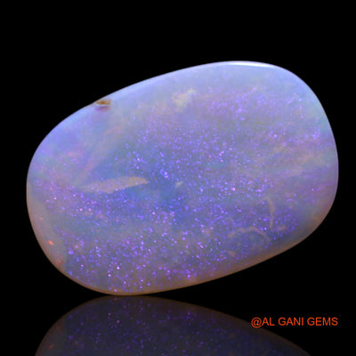 3.00 Cts Unheated Australian Fire Opal Loose Gemstone Oval Cabochon Natural 17x11x2 mm AG-407
