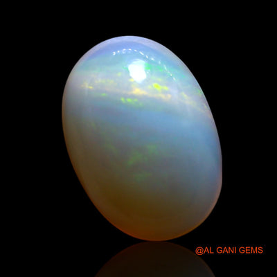 Natural Fire Opal Gemstone 2.00 Cts Loose Oval Cabochon From Australia 11x8x4 mm AG-40