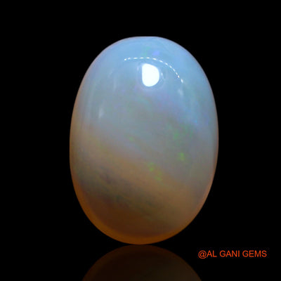 Natural Fire Opal Gemstone 2.00 Cts Loose Oval Cabochon From Australia 11x8x4 mm AG-40