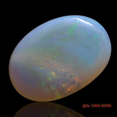 Natural Fire Opal Gemstone 2.00 Cts Loose Oval Cabochon From Australia 11x8x4 mm AG-40