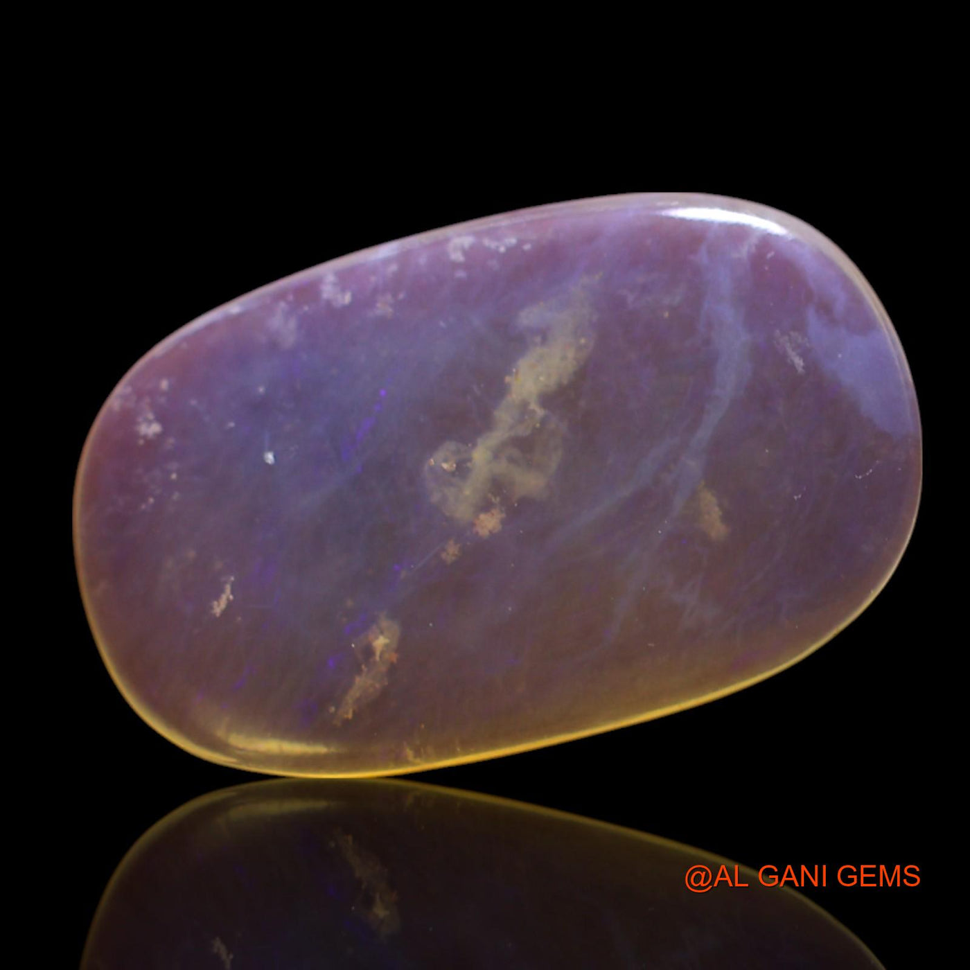 3.00 Cts Natural Australian Fire Opal Oval Cabochon Loose Gemstone For Jewelry 18x11x2 mm AG-411