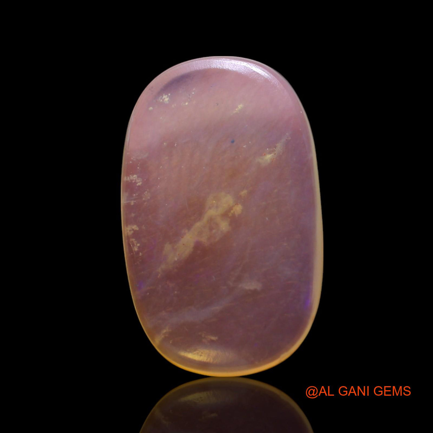 3.00 Cts Natural Australian Fire Opal Oval Cabochon Loose Gemstone For Jewelry 18x11x2 mm AG-411