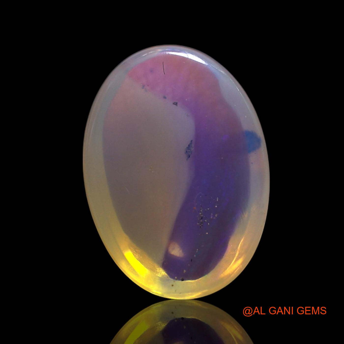 6.00 Cts Natural Australian Fire Opal Loose Gemstone Oval Cabochon 16x12x5 mm AG-412