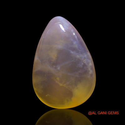 6.00 Cts Natural Australian Fire Opal Loose Gemstone Pear Cabochon 16x11x6 mm AG-413