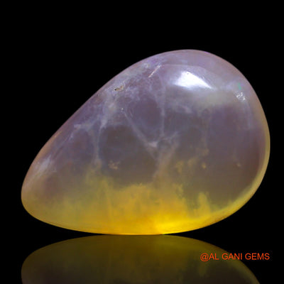 6.00 Cts Natural Australian Fire Opal Loose Gemstone Pear Cabochon 16x11x6 mm AG-413