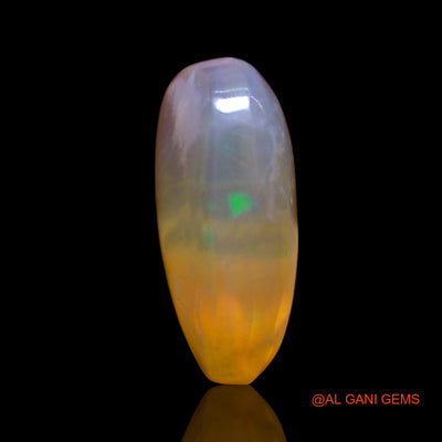 6.00 Cts Natural Australian Fire Opal Loose Gemstone Pear Cabochon 16x11x6 mm AG-413